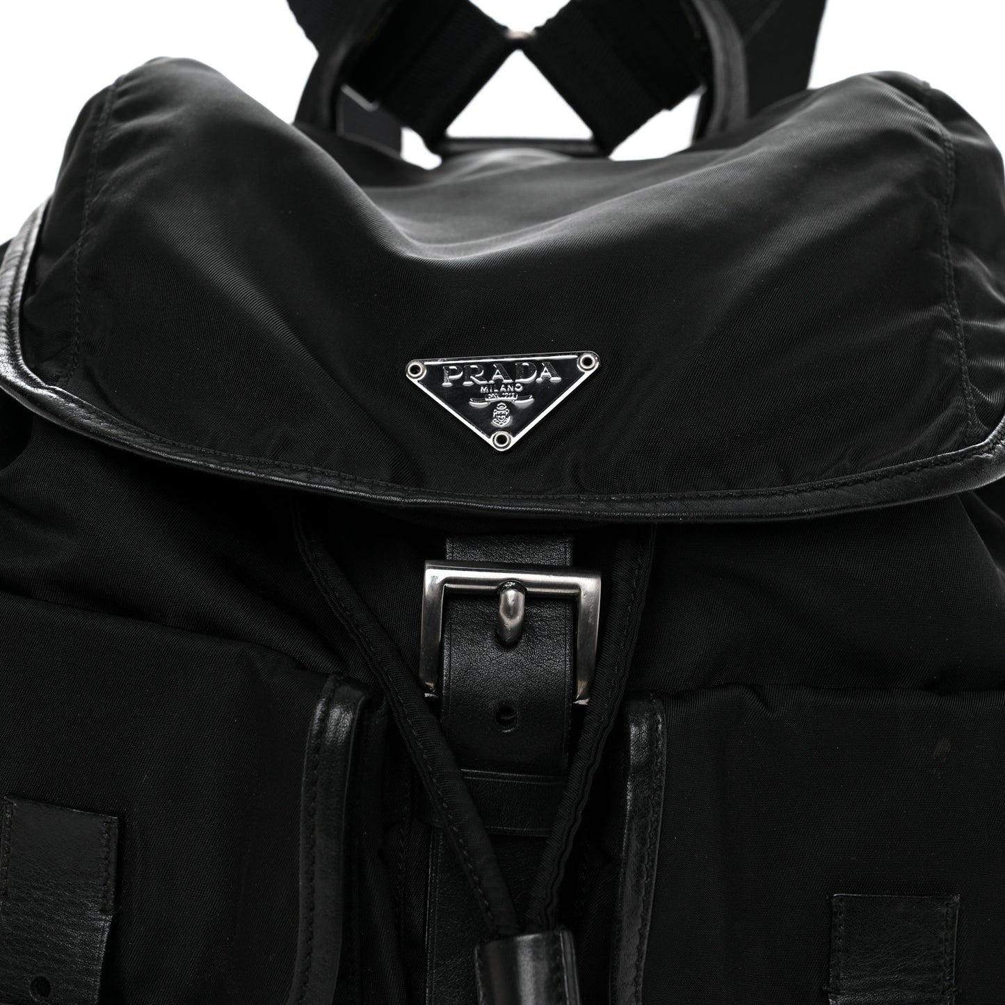 Nylon Vela Large Backpack Black
