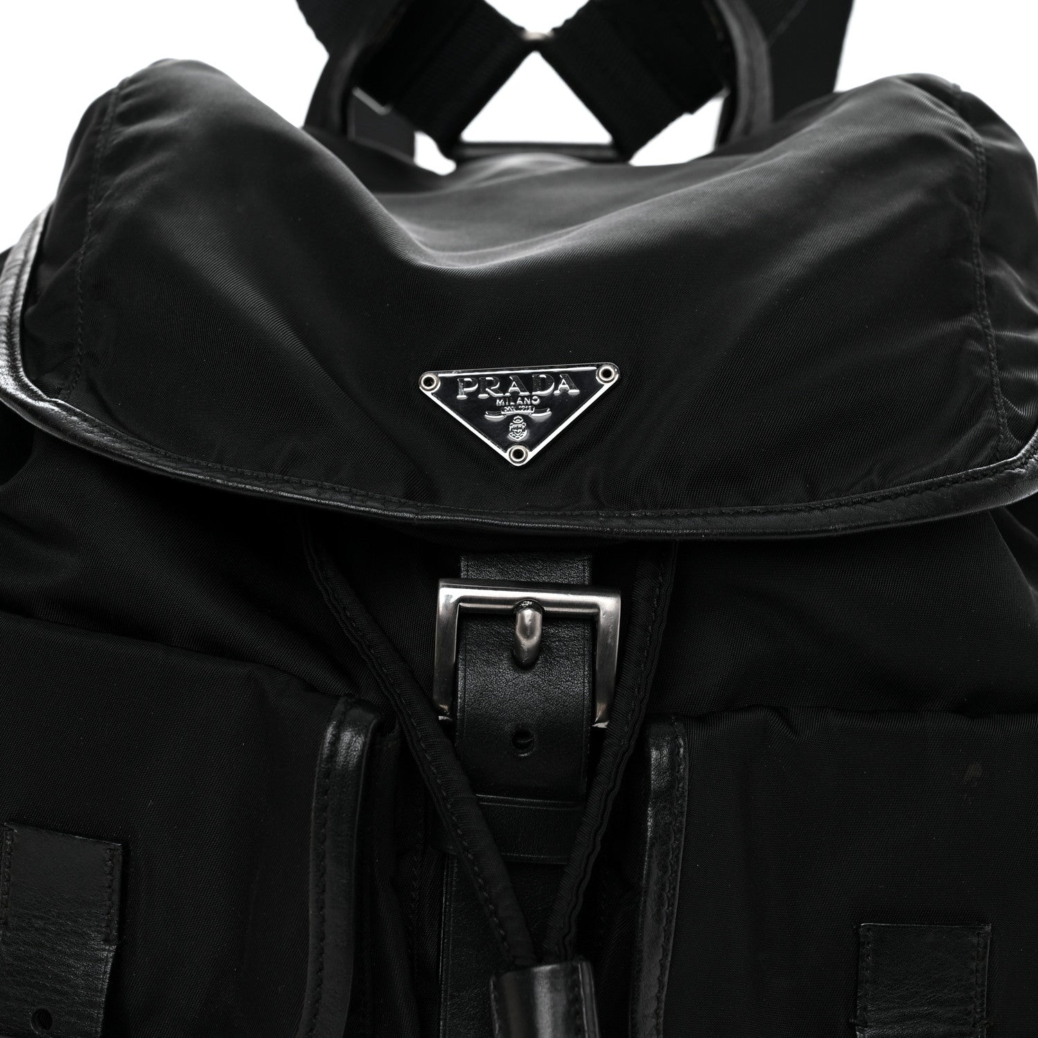 Prada Nylon Vela Large Backpack Black 8 of 14