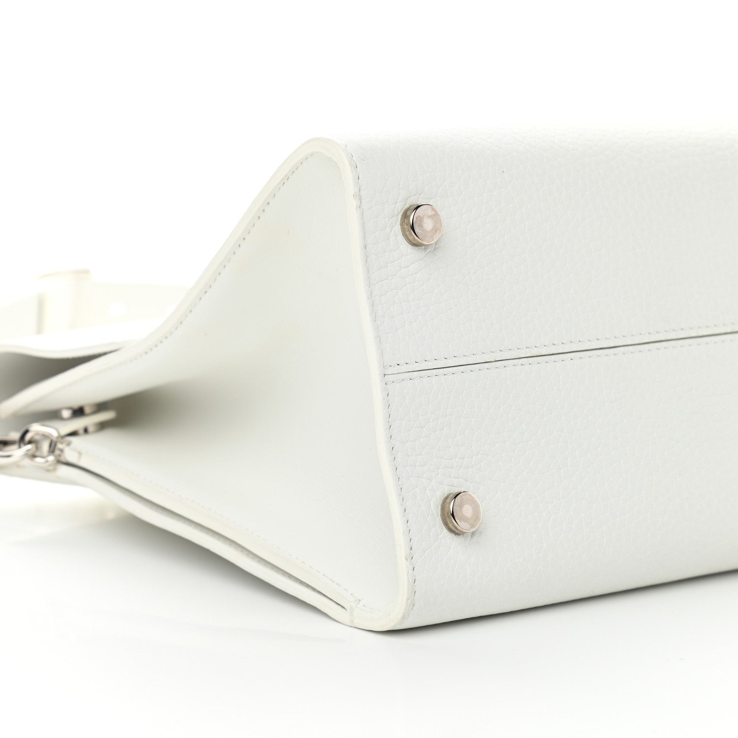 Christian Dior Bullcalf Medium Diorever Flap White 9 of 10