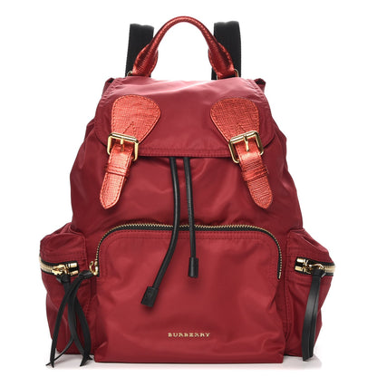 Burberry Nylon Medium Rucksack Backpack Crimson 1 of 8