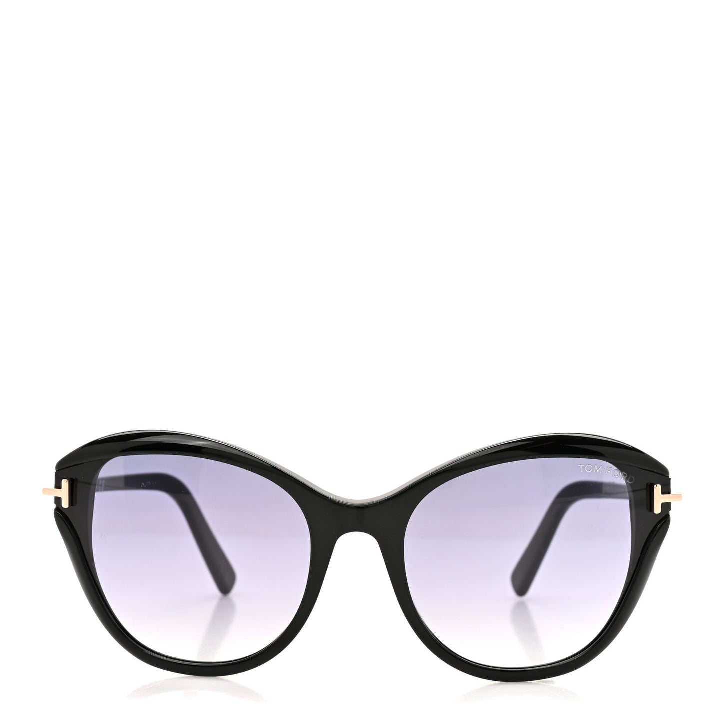 Leigh Round TF850-F Sunglasses Black