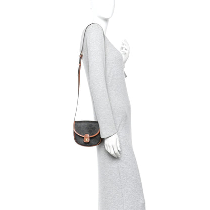 Celine Canvas Calfskin Triomphe Mini Besace Tan 2 of 11