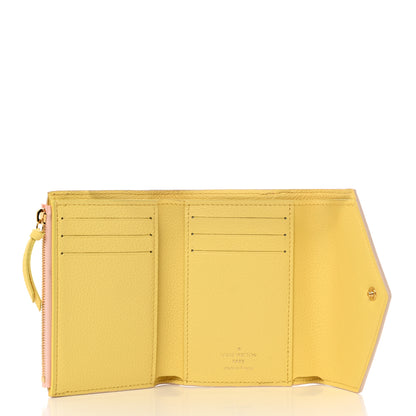 Louis Vuitton LOUIS VUITTON Empreinte Monogram Spring In The City Victorine Wallet Pink Beige Yellow 5 of 6