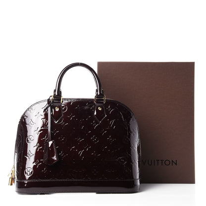 Louis Vuitton Vernis Alma PM Amarante 12 of 12