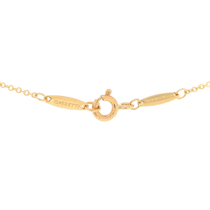 Tiffany 18K Yellow Gold Diamond .17ct Elsa Peretti Diamonds by the Yard Pendant Necklace 4 of 6