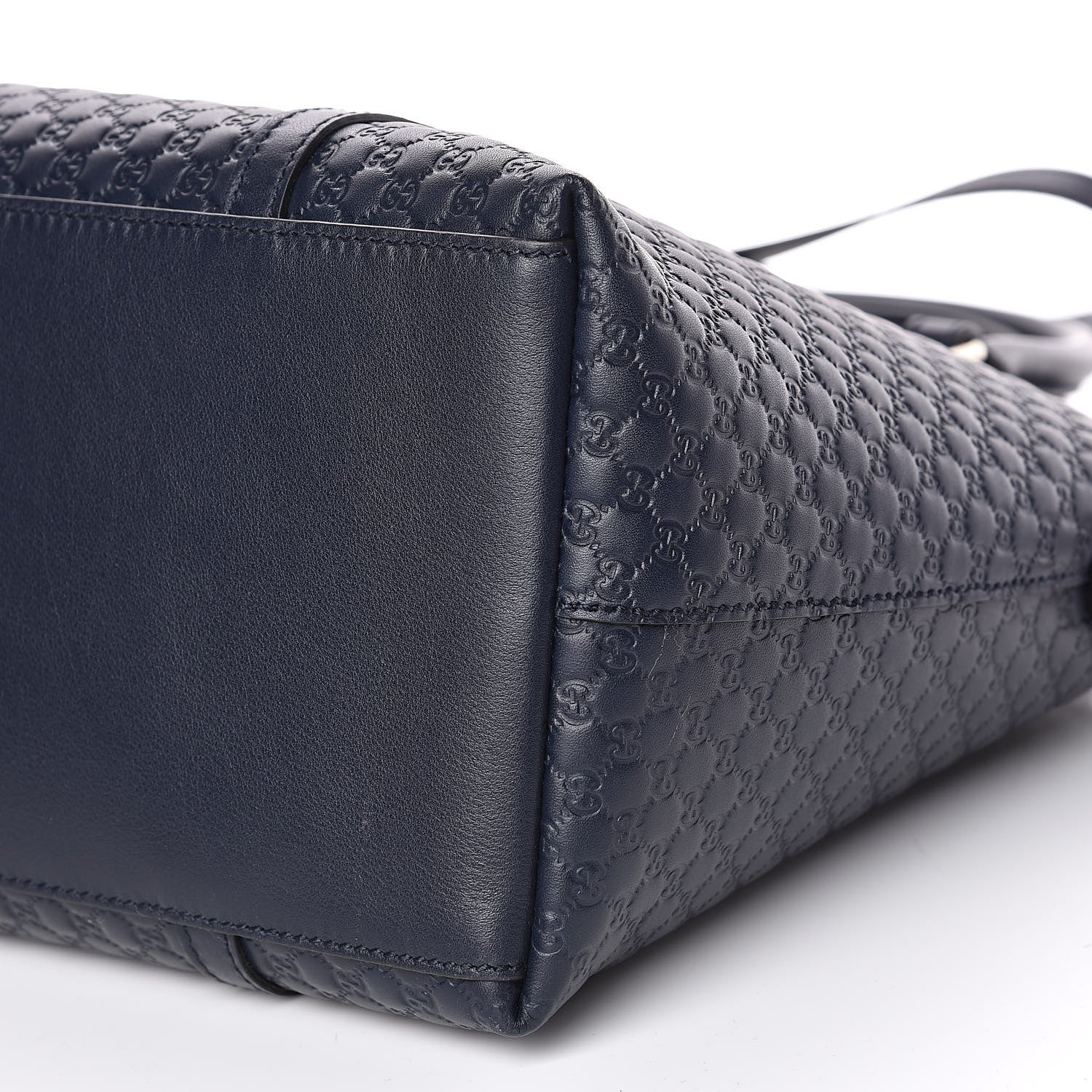 Gucci Soft Microguccissima Dome Satchel Navy 9 of 11