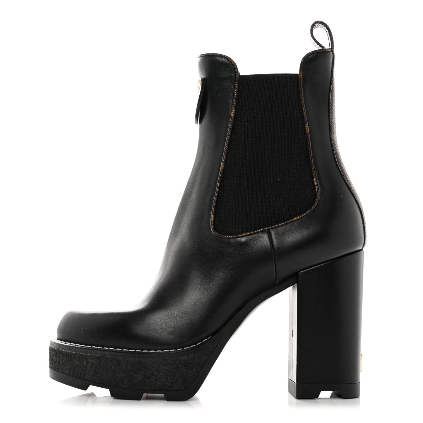 LV BEAUBOURG ANKLE BOOT 38 Black