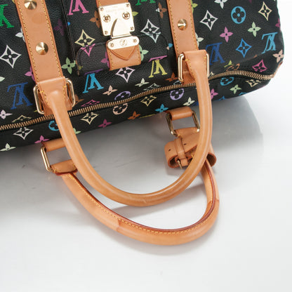 Louis Vuitton Monogram Multicolor Keepall 45 Black 10 of 12