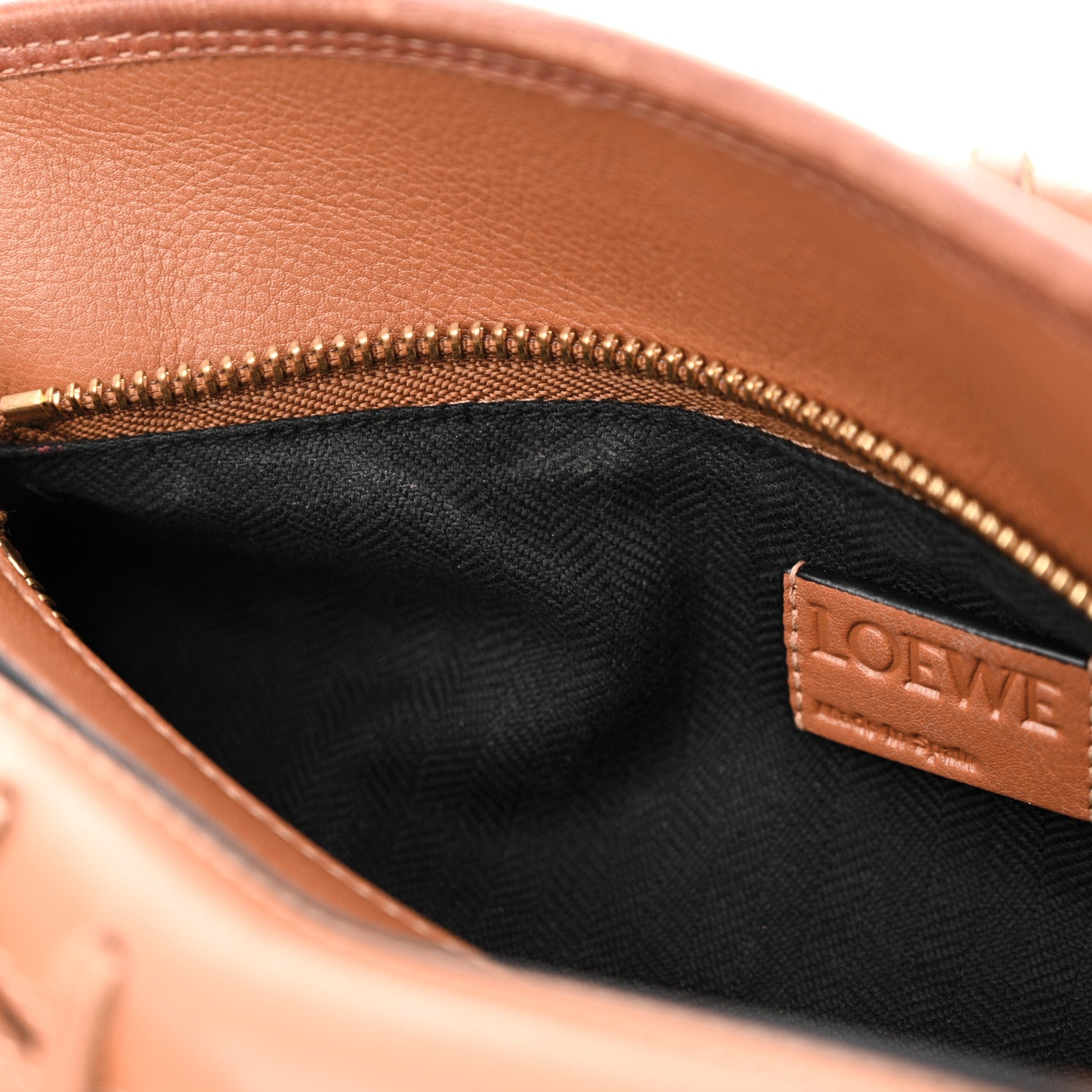 Loewe Calfskin Small Laced Puzzle Bag Tan 10 of 15
