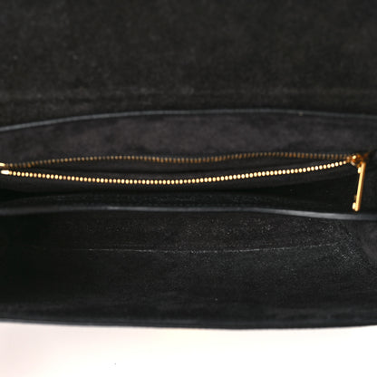 Celine Grained Calfskin Teen Soft 16 Shoulder Bag Black 5 of 9