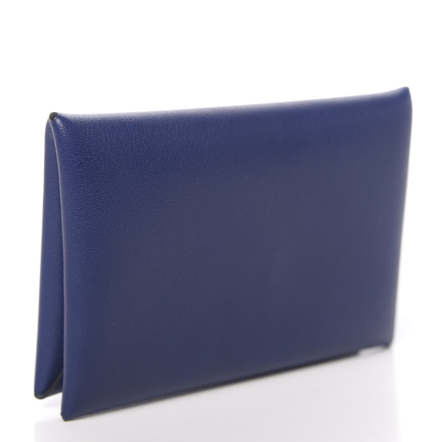 Hermes Swift Calvi Card Case Bleu Saphir 3 of 7