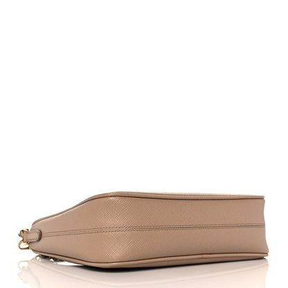Prada Saffiano Re-Edition 2005 Shoulder Bag Cammeo Beige 4 of 9