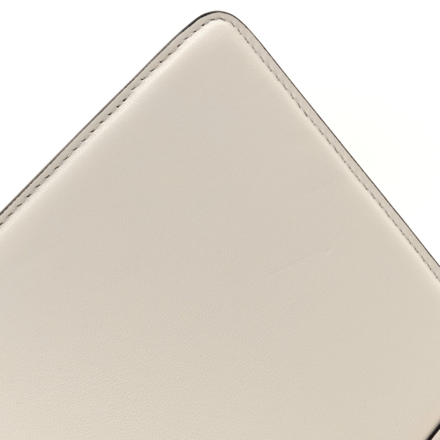 Shiny Nappa Petite Peekaboo I SEE U Satchel White