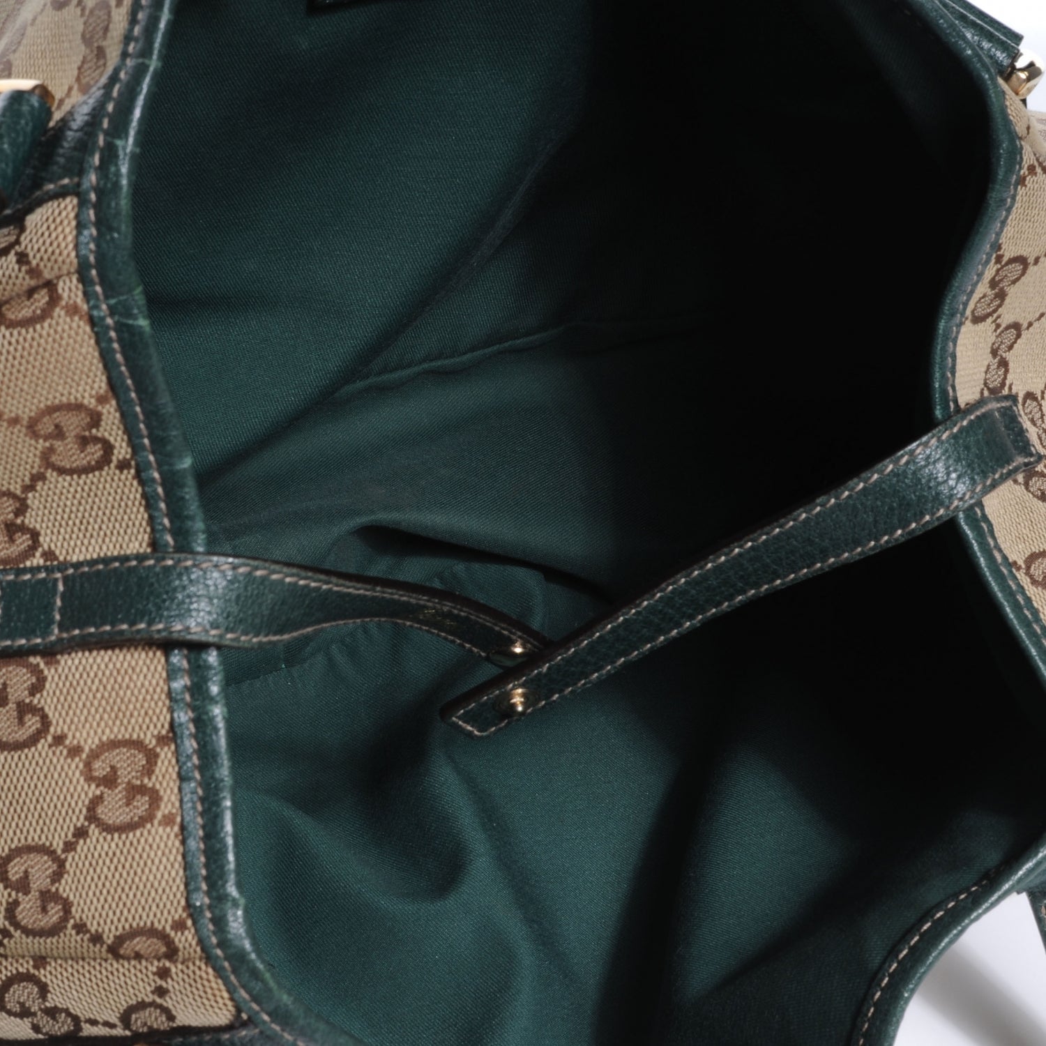 Gucci Monogram Medium Abbey Shoulder Bag Green 5 of 7