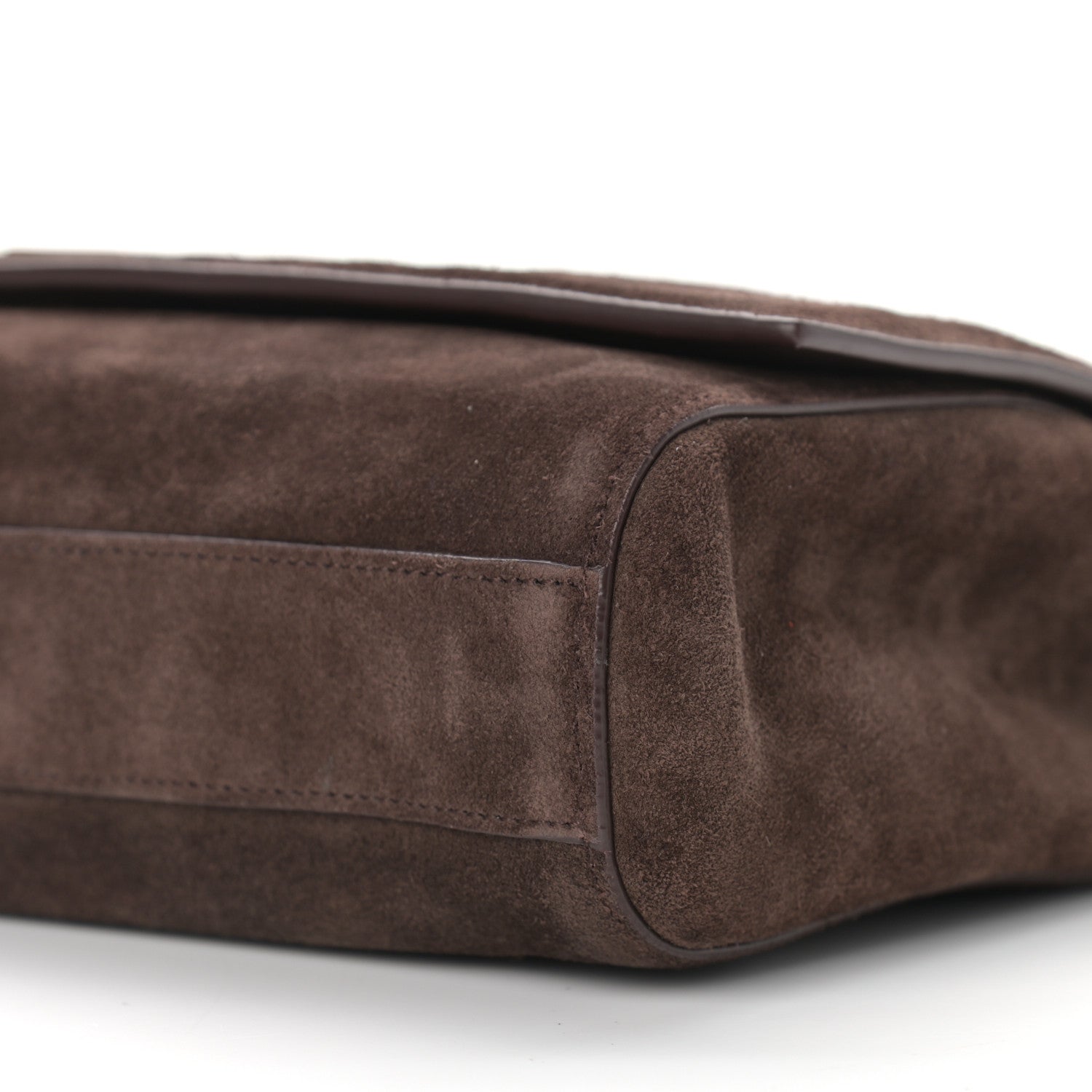 Saint Laurent Smooth Calfskin Suede Medium Reversible Monogram Kate Satchel Military Brown 15 of 15