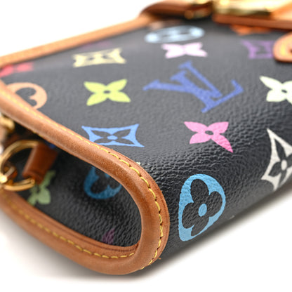 Louis Vuitton Monogram Multicolor Shirley Black 8 of 9