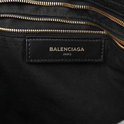 Balenciaga Chevre Gold Metallic Edge Hardware City Black 6 of 14