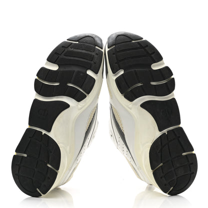 Christian Dior Technical Mesh Calfskin Mens B22 Sneakers 46 White Yellow 5 of 10