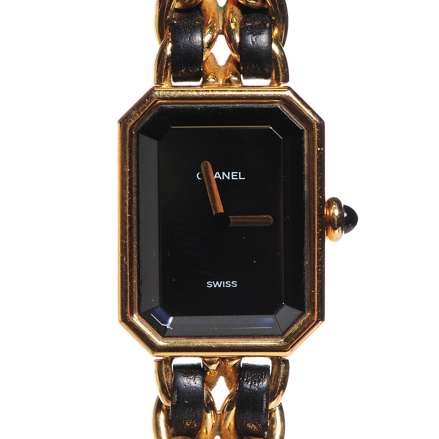 Stainless Steel Lambskin 20mm Chain Premiere Quartz Watch Gold M