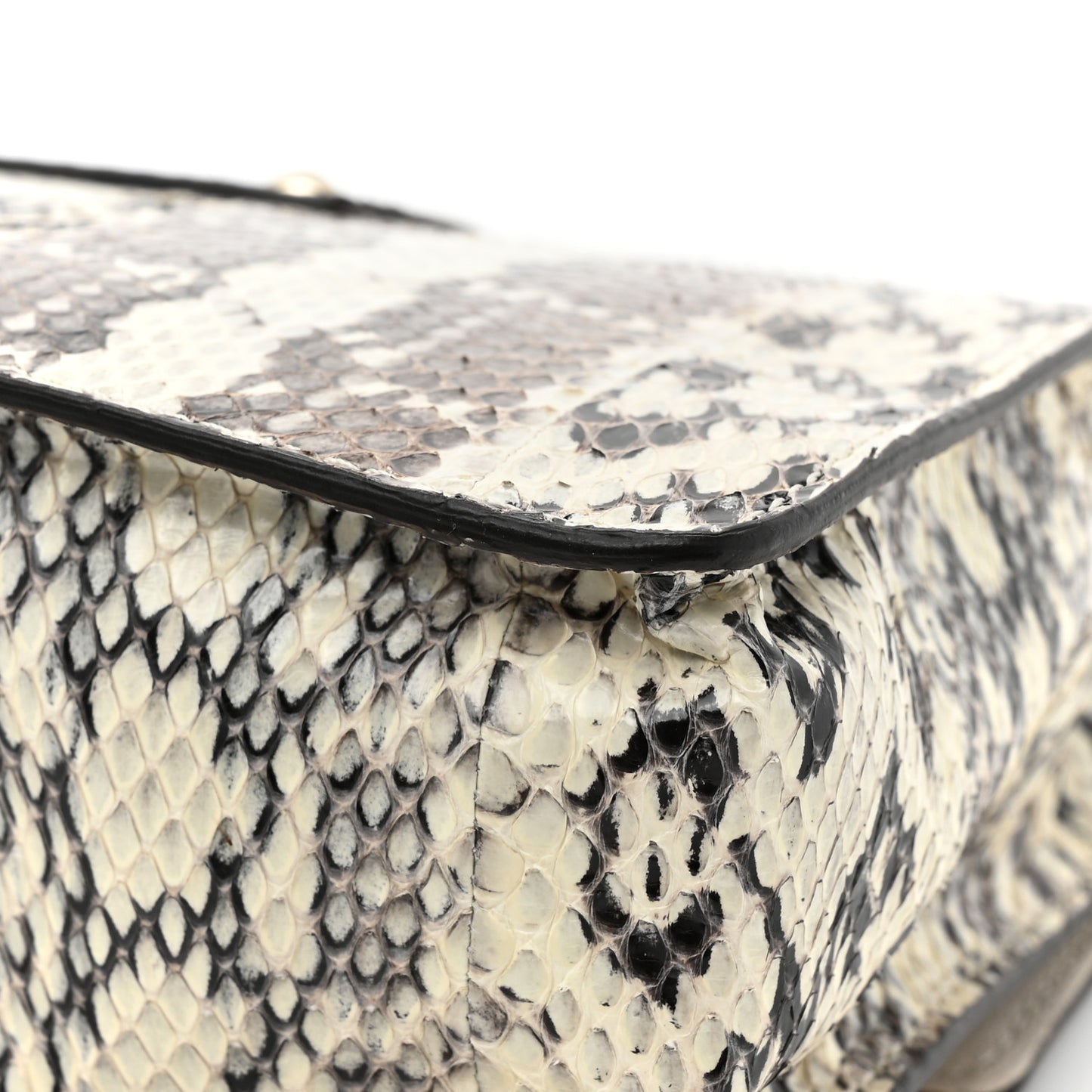 Snakeskin Rebel Crossbody Bag Black