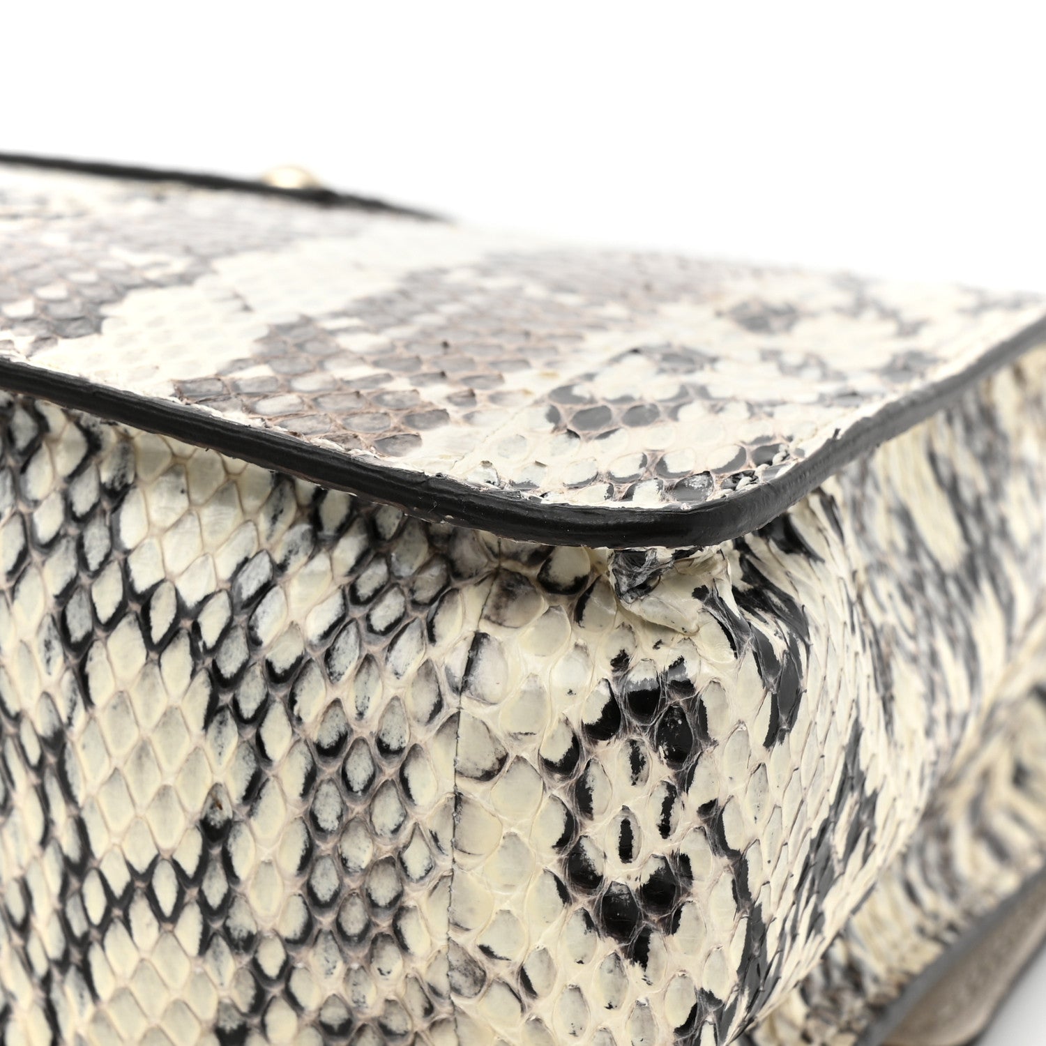 Jimmy Choo Snakeskin Rebel Crossbody Bag Black 12 of 12
