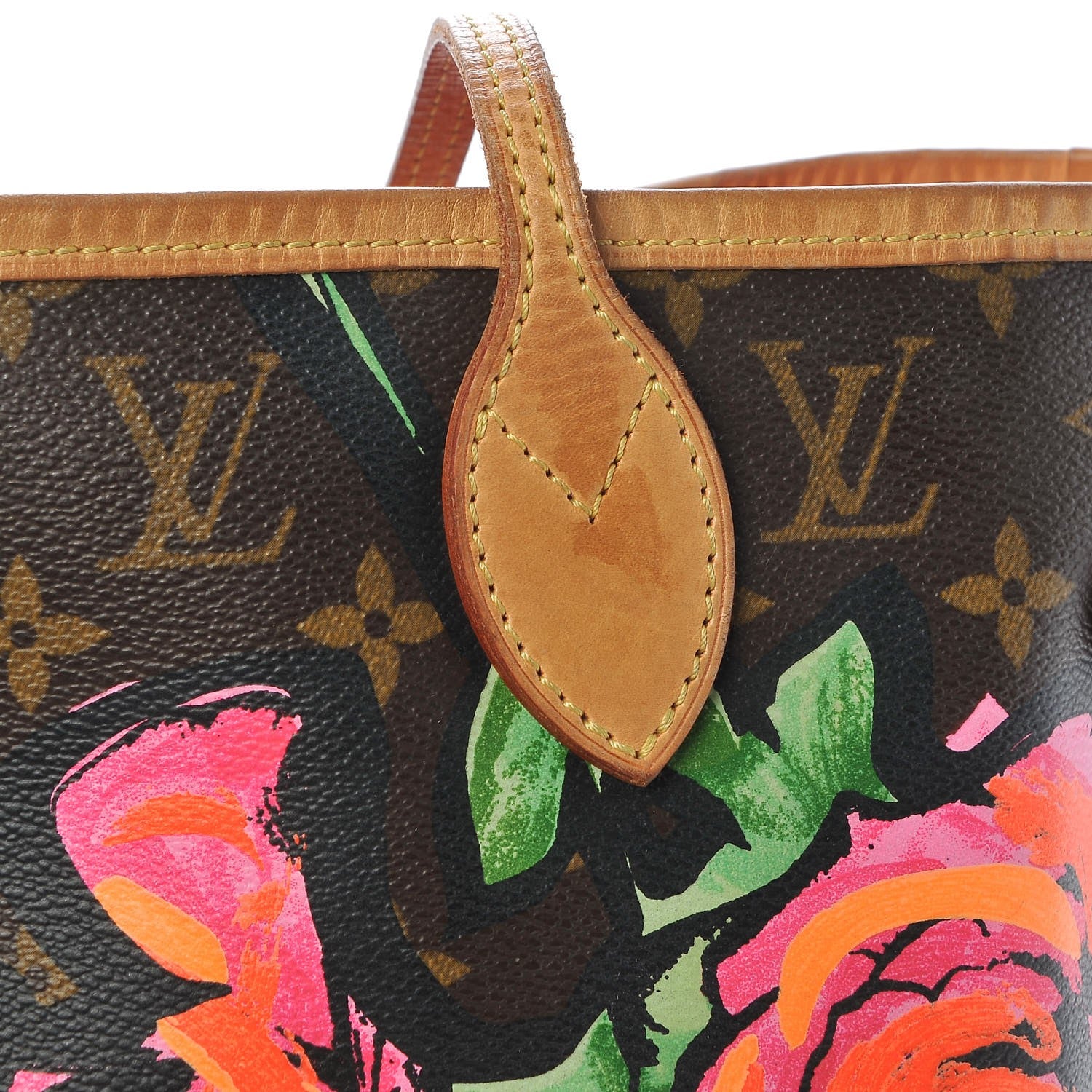 Louis Vuitton Monogram Roses Neverfull MM 10 of 17