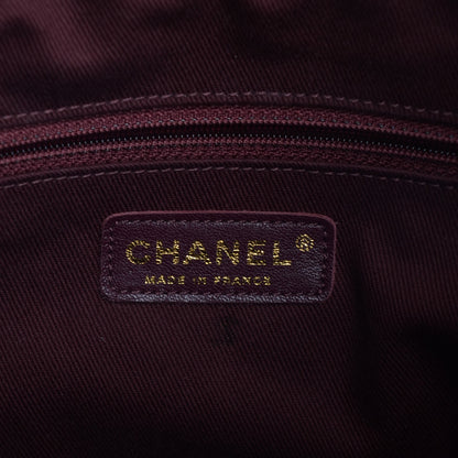 Chanel Crumpled Grained Calfskin Coco Pleats Hobo Dark Blue 6 of 7