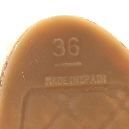 Chanel Lambskin CC Espadrilles 36 Black 10 of 16