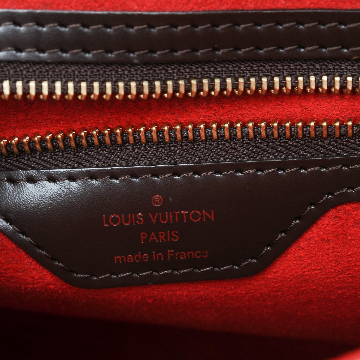 Louis Vuitton Damier Ebene Bergamo MM 7 of 7