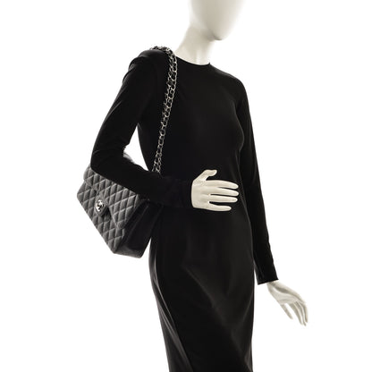 Chanel Caviar Quilted Jumbo Double Flap Black 2 of 8