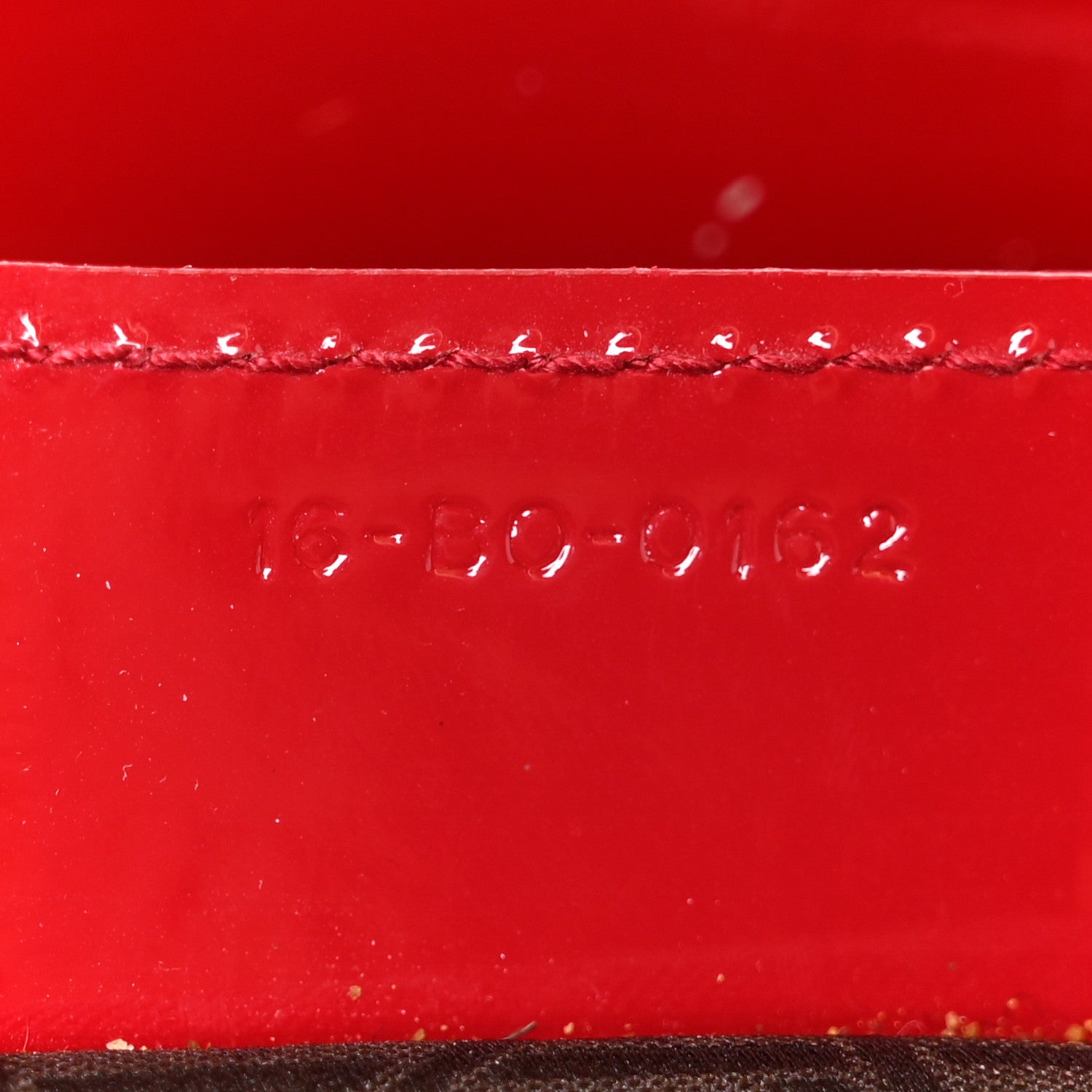 Christian Dior Patent Cannage Large Lady Dior Red 6 of 9