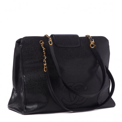 Chanel Caviar XL Weekender Bag Black 3 of 10