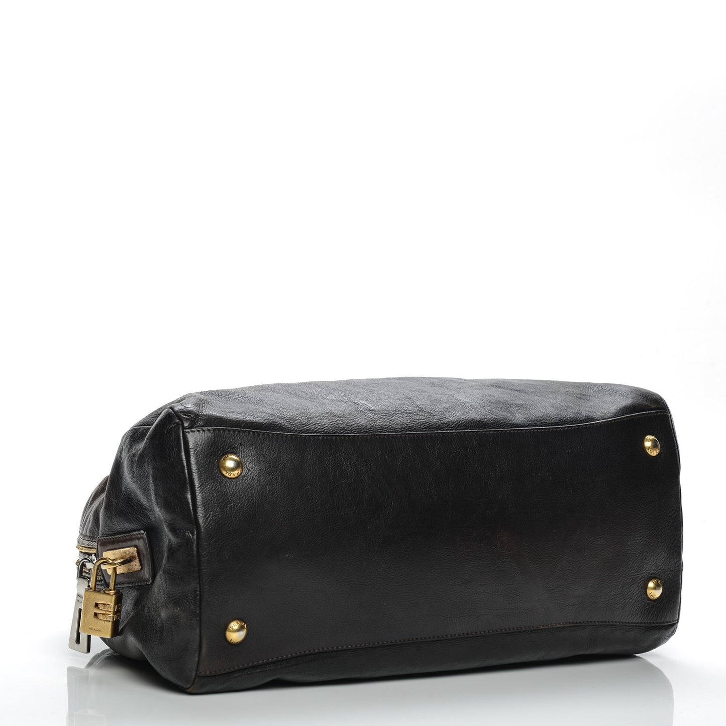 Glace Calf Bowler Bag Militare