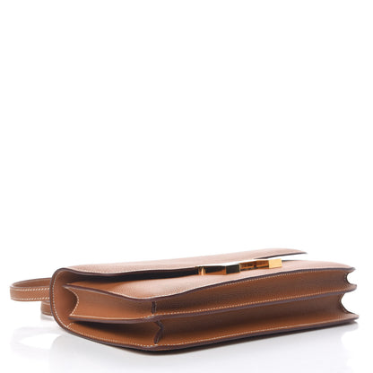 Hermes Epsom Horseshoe Constance Elan 25 Gold 4 of 26