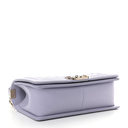 Chanel Caviar Quilted Medium Boy Flap Light Purple 4 of 9