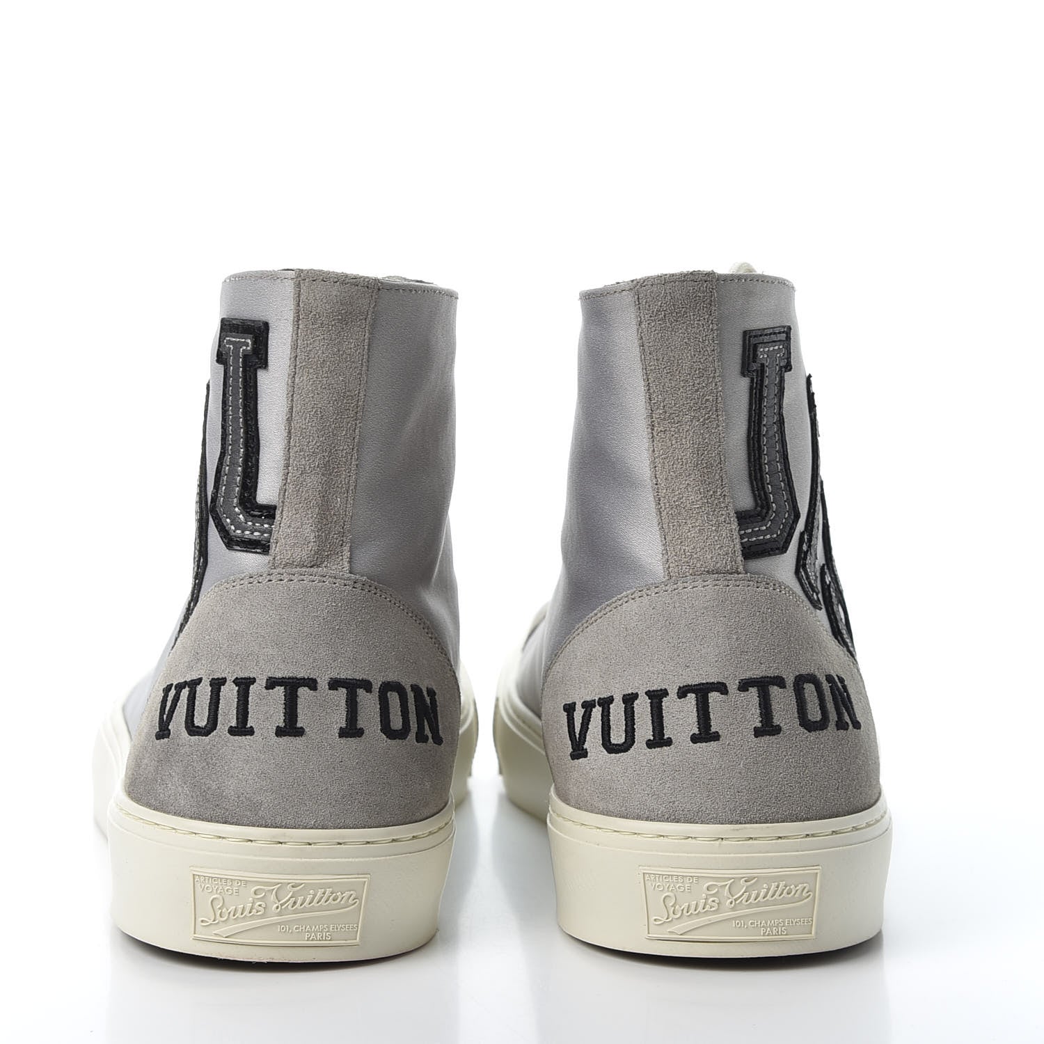 Louis Vuitton Suede Sneakers 9 Gray 6 of 9