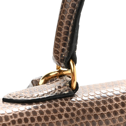 Hermes Lizard Niloticus Kelly Sellier 25 Gris Fonce 11 of 21
