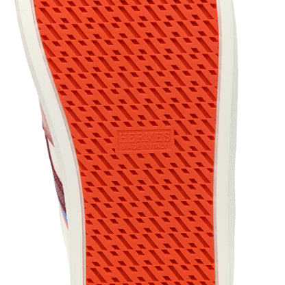 Hermes Epsom Womens Boomerang Sneakers 38 Multicolore Rose Pale 6 of 9