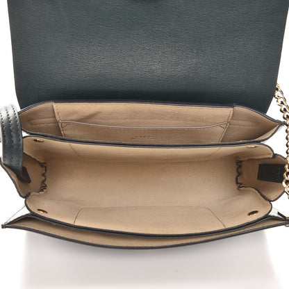 Chloe Suede Calfskin Small Faye Shoulder Bag Intense Green 5 of 7