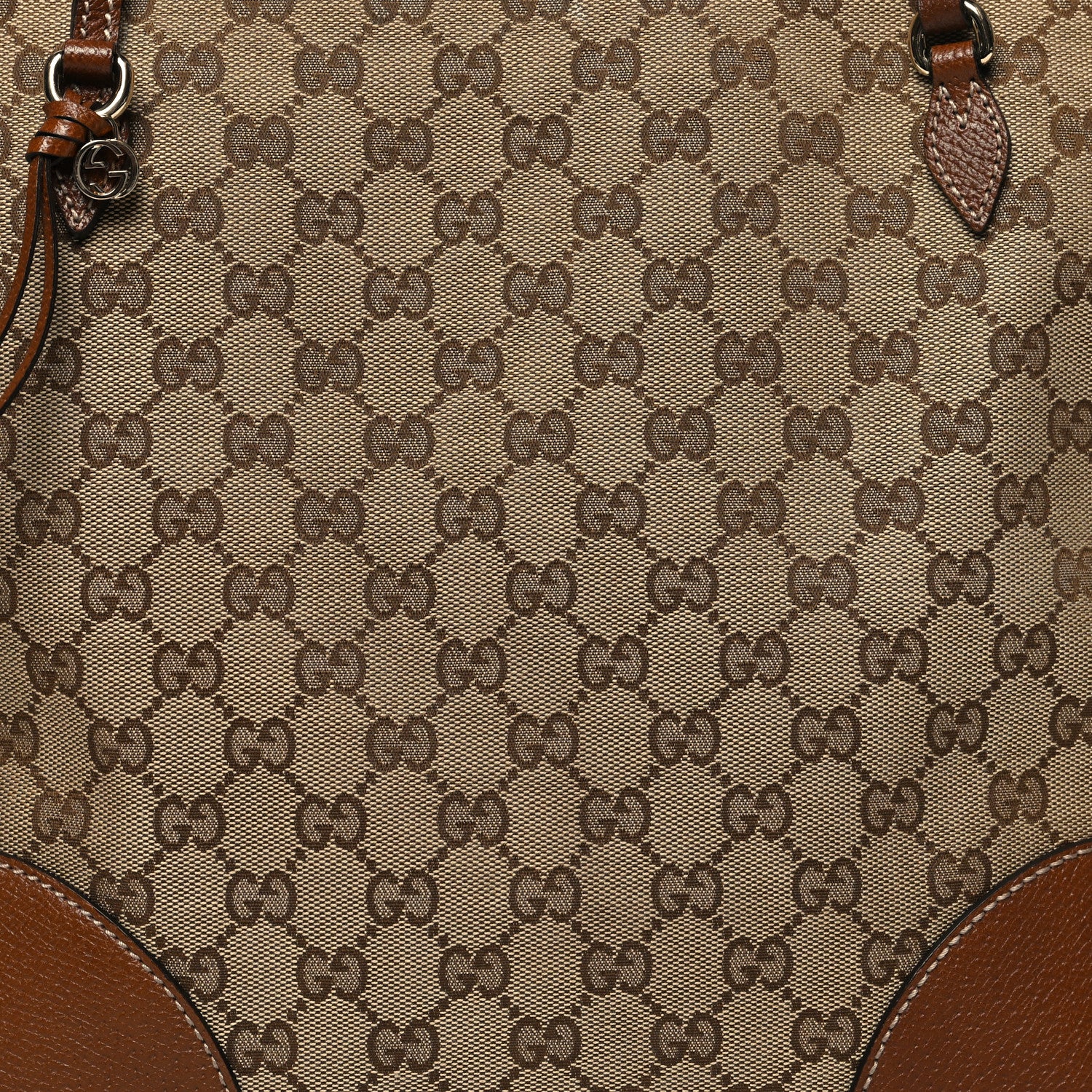Gucci Monogram Medium Bree Shoulder Bag Beige Tabacco 8 of 11