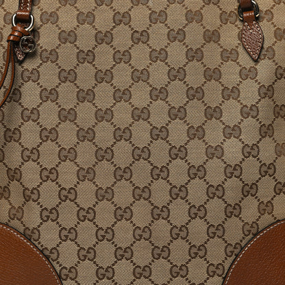Gucci Monogram Medium Bree Shoulder Bag Beige Tabacco 8 of 11
