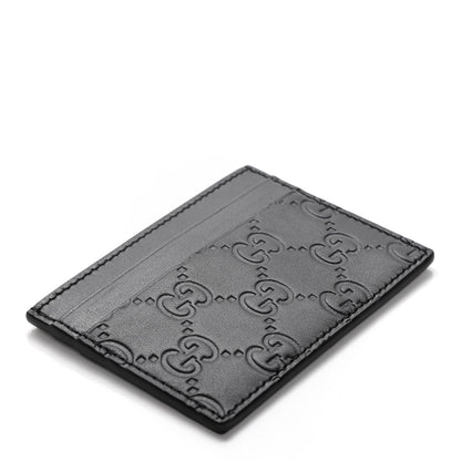 Gucci Guccissima Card Holder Black 5 of 5