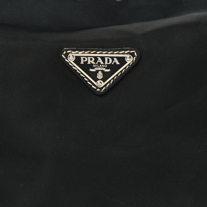 Prada Tessuto Nylon Vitello Hobo Black 7 of 11