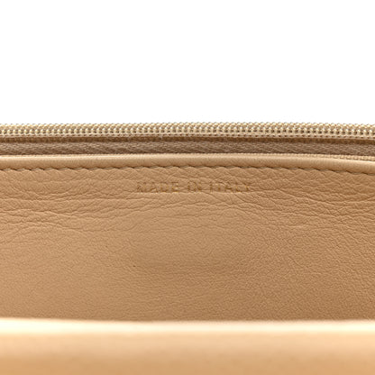 Chanel Caviar Quilted Wallet On Chain WOC Beige 7 of 15