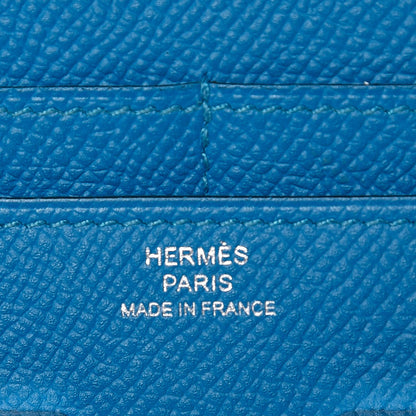 Hermes Epsom Constance Short Wallet Bleu Zanzibar 6 of 8
