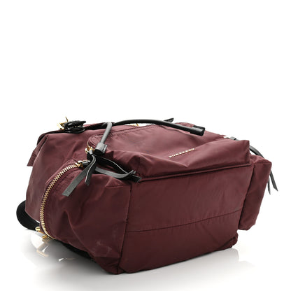 Burberry Nylon Small Rucksack Backpack Burgundy Red 4 of 11