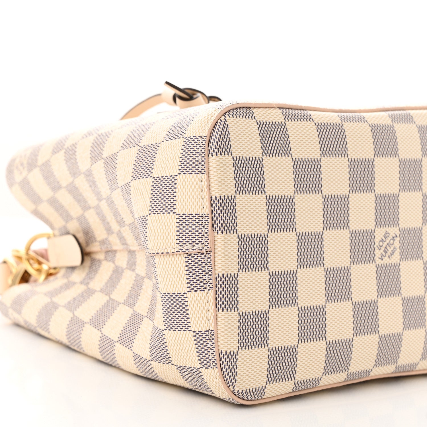 Louis Vuitton Damier Azur Braided Neonoe BB Pink 9 of 11