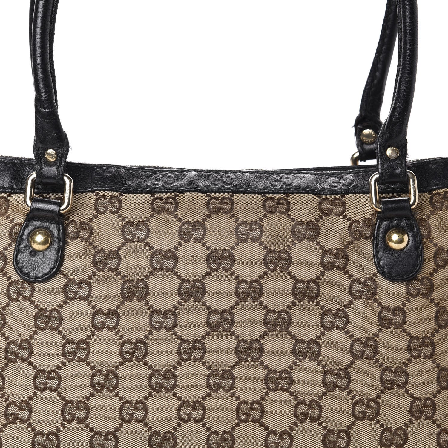 Gucci Monogram Medium Sukey Top Handle Brown 13 of 15