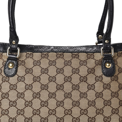 Gucci Monogram Medium Sukey Top Handle Brown 13 of 15