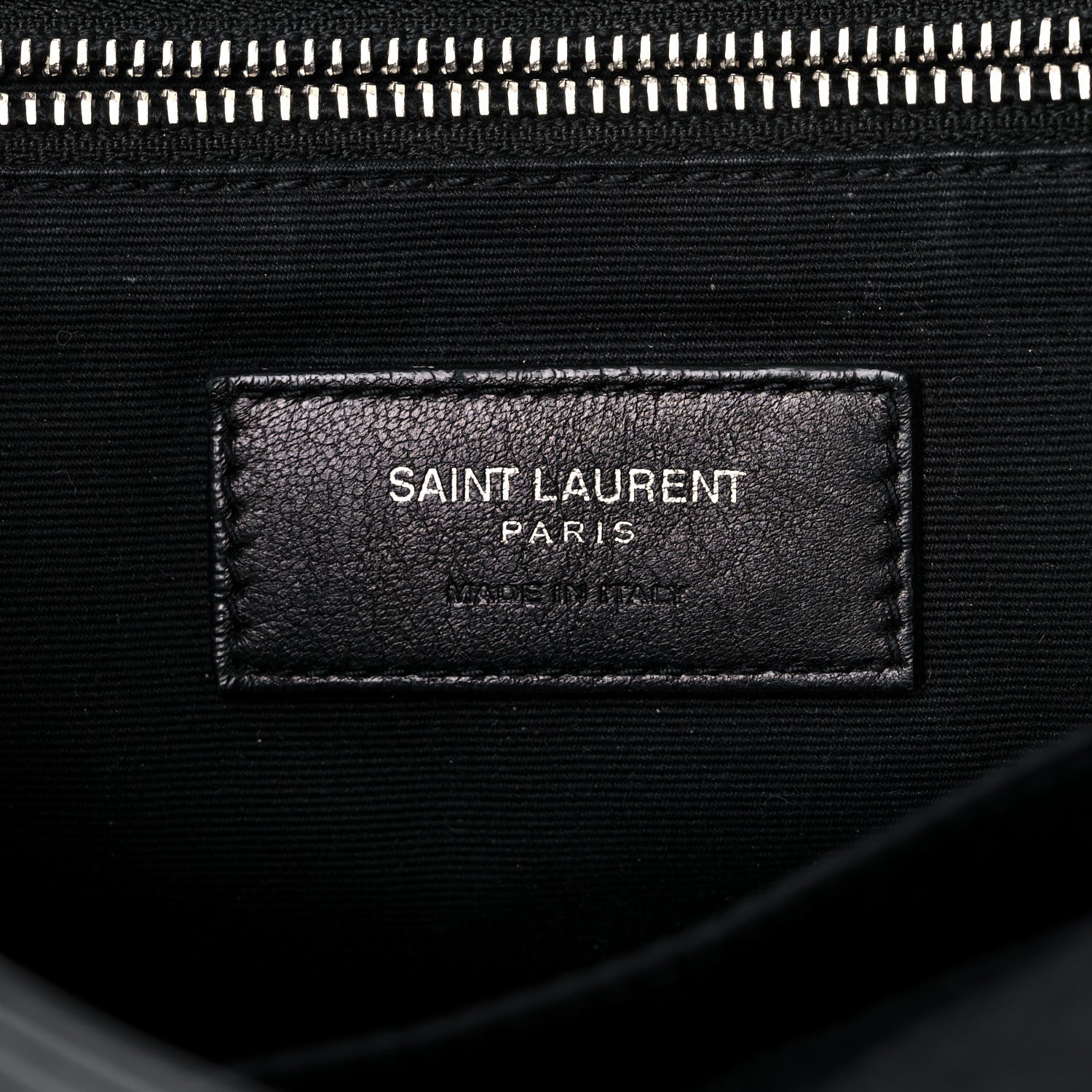 Saint Laurent Calfskin Y Quilted Monogram Small Loulou Backpack Black 7 of 20